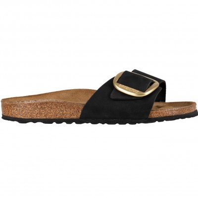 Sneakers Birkenstock Madrid Big Buckle Nubuk Leather Black - 1023373