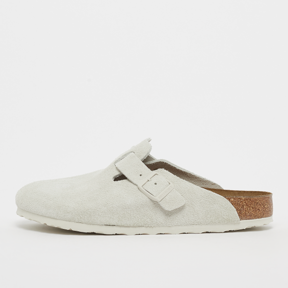 Birkenstock Boston in Antique White Suede - 1024731