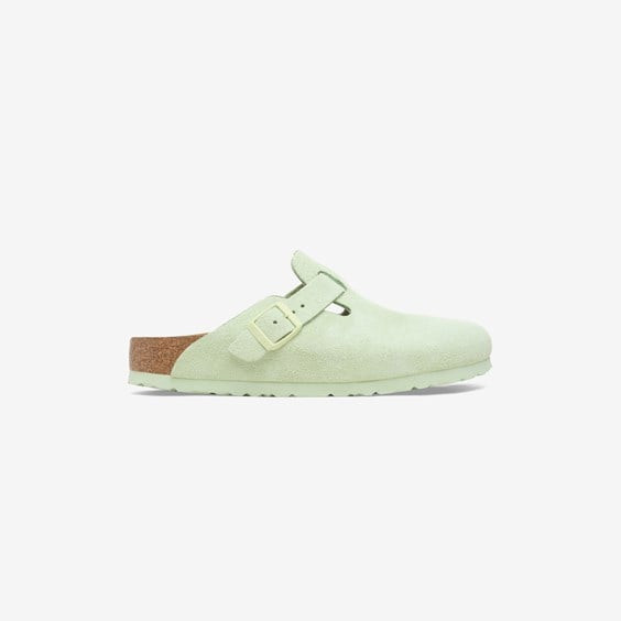 Boston Suede Faded Lime  Vert - 1026810
