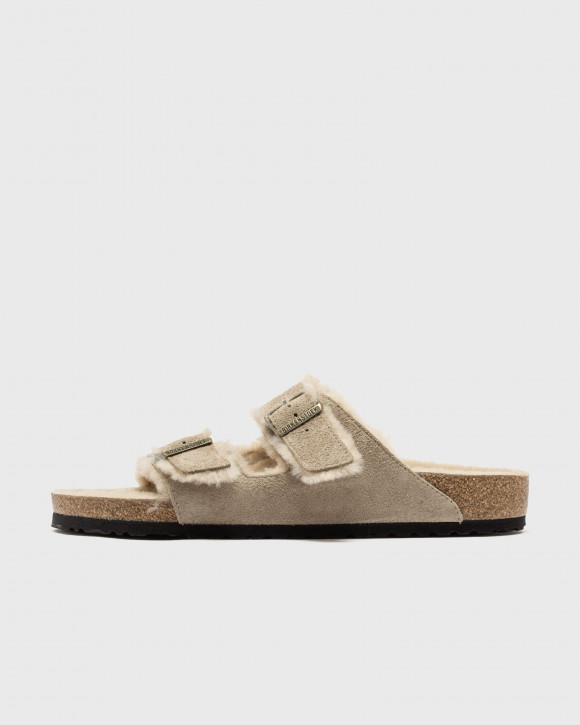 Sneakers Birkenstock Arizona Shearling Suede Leather/ Fur Taupe - 1028226