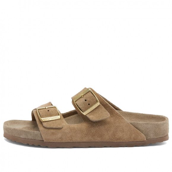 Birkenstock Men's Arizona - Presented by END. in Taupe Suede Exquisite - 1029961