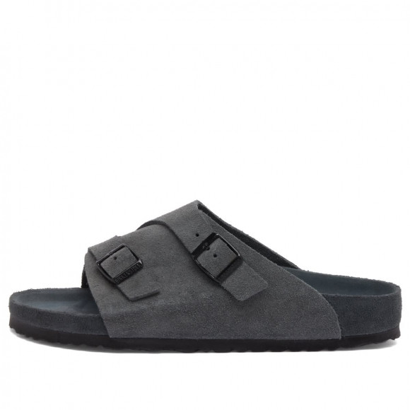 Birkenstock Men's Zürich - Presented by END. in Charcoal Suede Exquisite - 1029970