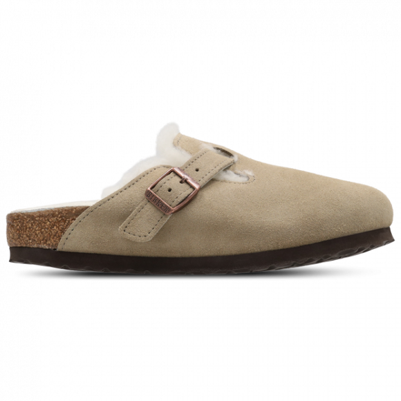 Birkenstock Boston - Sneakers Enfant - Beige - Pointure 36 - Cuir suédé - 1030480G