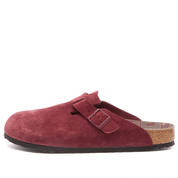 Birkenstock Men's Boston Clog - Zinfandel Suede - 1030648