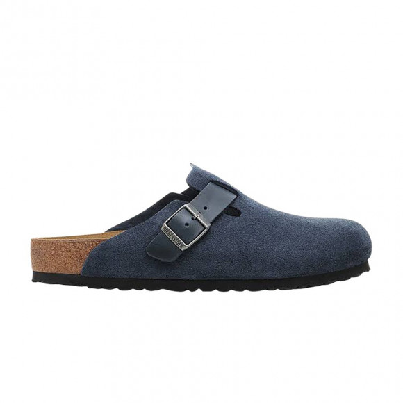 Birkenstock Boston Mixed Leather 'New Navy' | Blue | Men's Size 8 - 1030658