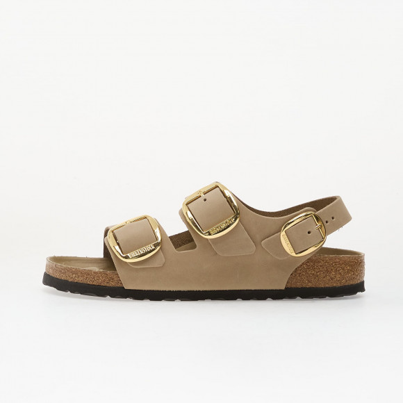 Sneakers Birkenstock Milano Big Buckle Oiled Leather Women Tabacco Brown - 1031782