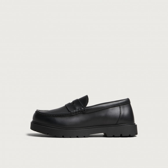 Birkenstock Men's Highwood Loafer in Black Leather - 1032594