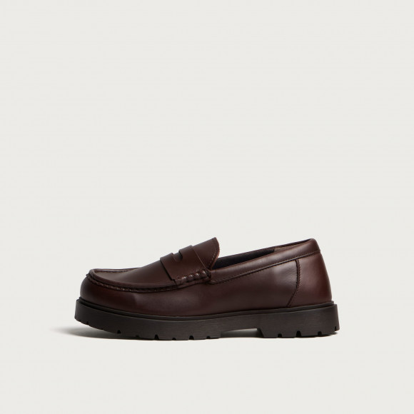 Birkenstock Men's Highwood Loafer in Carafe Leather - 1032616