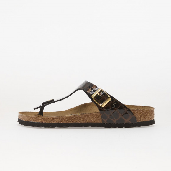 Sneakers Birkenstock Gizeh LEN Emboss Leather Black - 1032837