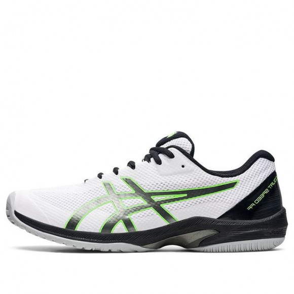 ASICS Court Speed FF WHITE/GREEN Marathon Running Shoes 1041A092-106 - 1041A092-106