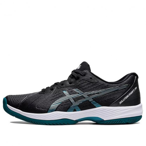 ASICS Solution Swift FF 'Black Misty Pine' Black/Green Tennis shoes 1041A298-001 - 1041A298-001