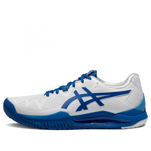 ASICS Gel Resolution 8 'Novak Pack' WHITE/BLUE Tennis shoes 1041A345-960 - 1041A345-960