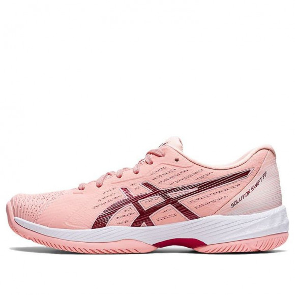 asics asics elastic lace and stopper - ASICS (WMNS) Solution 'Frosted Rose Cranberry' PINK/WHITE/PURPLE shoes 1042A197 - 700