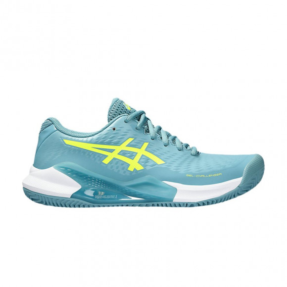 Asics Wmns Gel Challenger 14 Clay 'Gris Blue Safety Yellow' | Women's Size 10 - 1042A254-400