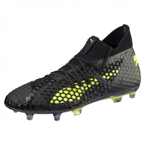 PUMA FUTURE 18.1 NETFIT FG/AG Men's Soccer Cleats Shoes in Asphalt Grey - 104488_03