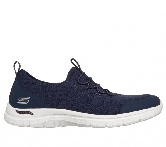 Skechers Women's Arch Fit Virtue - Dahlia Sneaker in Navy Blue - 104594