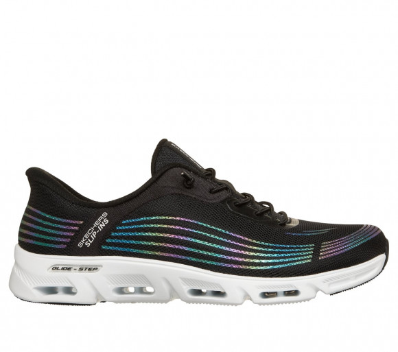 Skechers Slip-ins: Glide-Step Gratify - Cosmic Shoes in Schwarz/Weiss - 104615