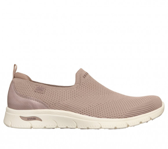 Skechers Donna Arch Fit Refine 2.0 - Nora Slip-On Shoes in Talpa, Taglia 35, Vegan, Lavabile in lavatrice - 104677