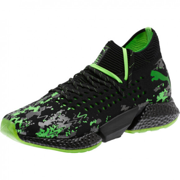 PUMA FUTURE Rocket Men's Running Shoes in Black/Charcoal Grey/Green Gecko - 105513_03