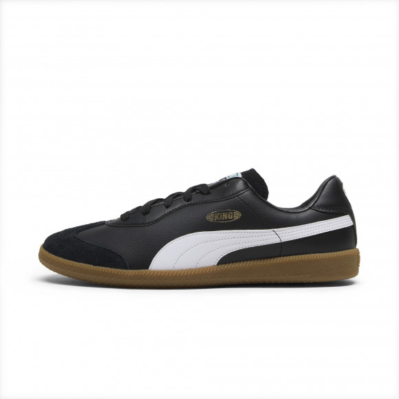 PUMA KING 21 IT Unisex Shoes in Black/White/Gum - 106696_01