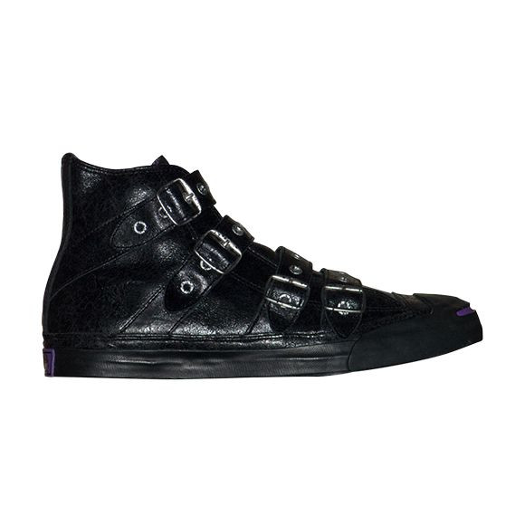 Black Sabbath x Converse Wmns Jack Purcell Leather 4V 'Black' | Women's Size 7.5 - 107190