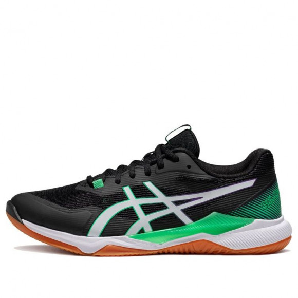 ASICS Gel Tactic 'Black New Leaf' BLACK/WHITE/GREEN Training Shoes 1071A065-005 - 1071A065-005