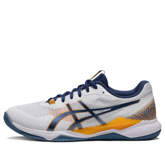 ASICS Gel Tactic 'White Deep Ocean' WHITE/BLUE Training Shoes 1071A065-101 - 1071A065-101