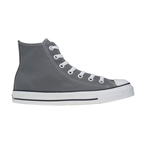 Converse Chuck Taylor All Star Leather Hi 'Charcoal' | Grey | Men's Size 8.5 - 107349