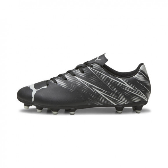 PUMA ATTACANTO FG/AG Men's Soccer Cleats Shoes in Black/Silver Mist - 107477_01