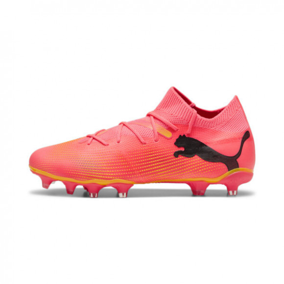 PUMA FUTURE 7 MATCH Firm Ground/Artificial Ground Women's Soccer Cleats Shoes in Sunset Glow/Black/Sun Stream - 107716_03