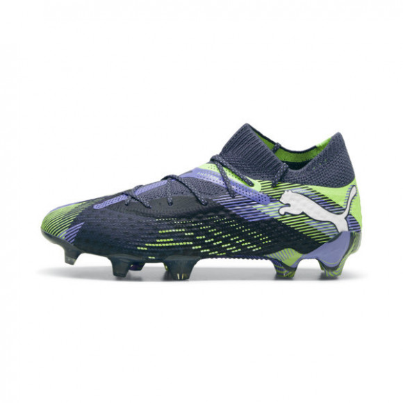 PUMA FUTURE 7 ULTIMATE Firm Ground/Artificial Ground Women's Soccer Cleats Shoes in Grey Skies/White/Fizzy Apple - 107917_03