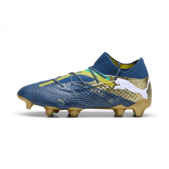 PUMA x NEYMAR JR FUTURE 7 ULTIMATE "BNA" Firm Ground/Artificial Ground Men's Soccer Cleats Shoes in Sailing Blue/Marine Blue/PelÃ© Yellow - 108079_01