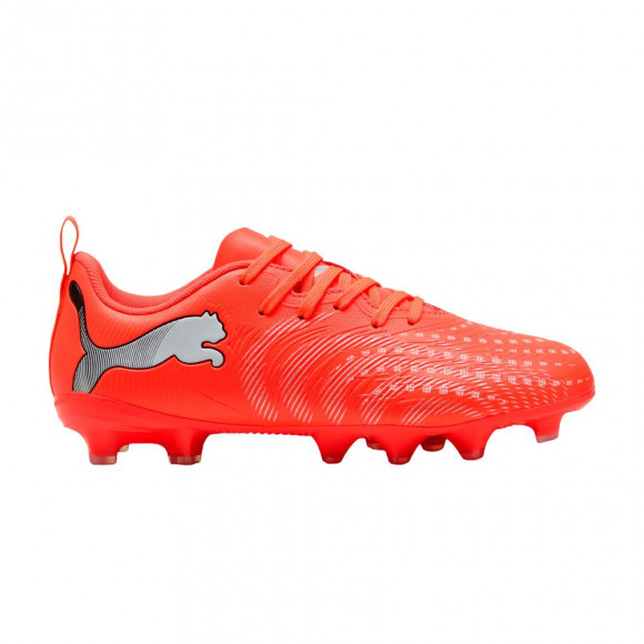 Puma Future Play 9 FG AG JR 'Glowing Red White Black Silver' | Orange | Kid's Size 12.5 - 108723-01