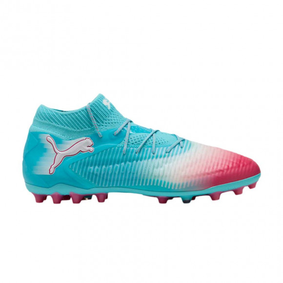 Puma Future 8 Ultimate Rechrge MG 'Hero Blue White Sunset Pink' | Men's Size 12 - 108758-01