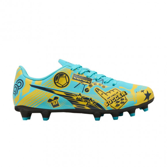 Christian Pulisic x Puma Ultra Legacy Big Kid 'Team Aqua Yellow' | Black | Kid's Size 5 - 108775-09