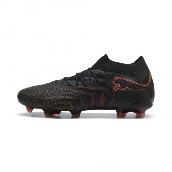 PUMA FUTURE 9 ULTIMATE Men's Firm Ground Soccer Cleats Shoes in Black - 108883_02