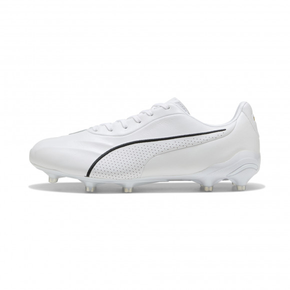 PUMA KING PLATINUM Men's Firm/Artificial Ground Soccer Cleats Shoes in White - 109026_05
