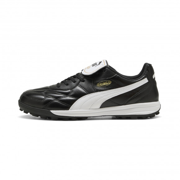 PUMA KING TOP Turf Soccer Cleats Shoes in Black - 109035_02