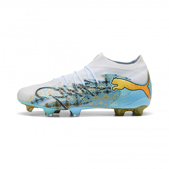 PUMA FUTURE 9 ULTIMATE PLAYMAKER Firm Ground Soccer Cleats Shoes in White - 109209_01