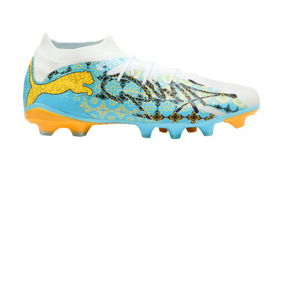 Puma Future 9 Match Playmaker Firm/Artificial Ground 'White Vibrant Blue Sun Stream Light Aqua' | Men's Size 7.5 - 109217-01