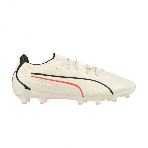 Puma King 20 Ultimate FG/AG 'Sugared Almond Black' | Cream | Men's Size 8 - 109345-01
