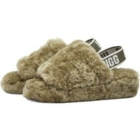 UGG Women's Fluff Yeah Slide in Burnt Olive - 1095119-BTOL