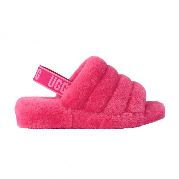 UGG Wmns Fluff Yeah Slide 'Deep Coral Sachet Pink' | Women's Size 8 - 1095119-DRLS