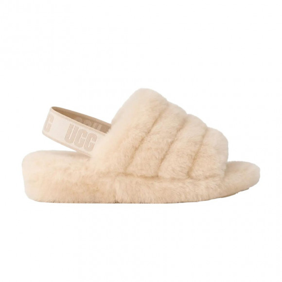 UGG Wmns Fluff Yeah Slide 'Natural Sea Salt' | Cream | Women's Size 8 - 1095119-NTRL