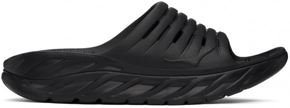 HOKA ORA Recovery Slide 2 Chaussures de Récupération pour Hommes en Black/Black - 1099673-BBLC