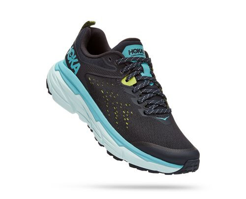 HOKA Women's Challenger Atr 6 Trail Running Shoes in Blue Graphite/Blue Glass - 1106512-BGBGL
