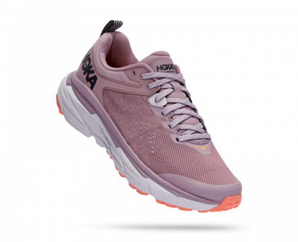 HOKA Women's Challenger 6 Running Shoes in Elderberry/Lilac Marble - 1106512-ELMR