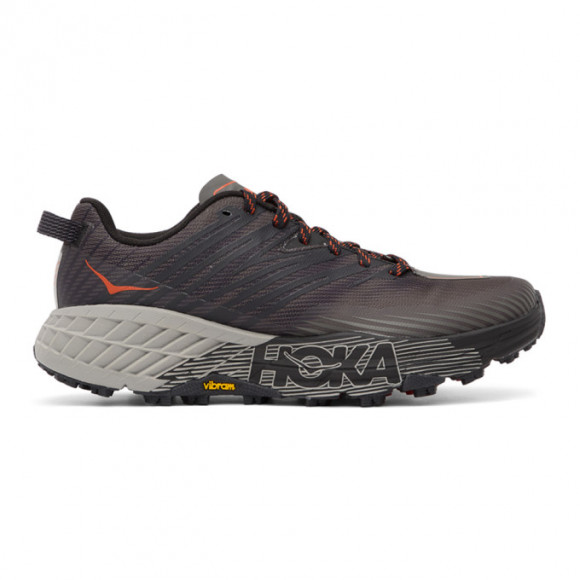 HOKA ONE ONE Speedgoat 4 - Men's Trail Shoes - Dark Gull Grey / Anthracite - 1106525-DGGA