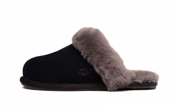 UGG Women's Scuffette II Classic Slipper in Black/Grey - 1106872-BCGR
