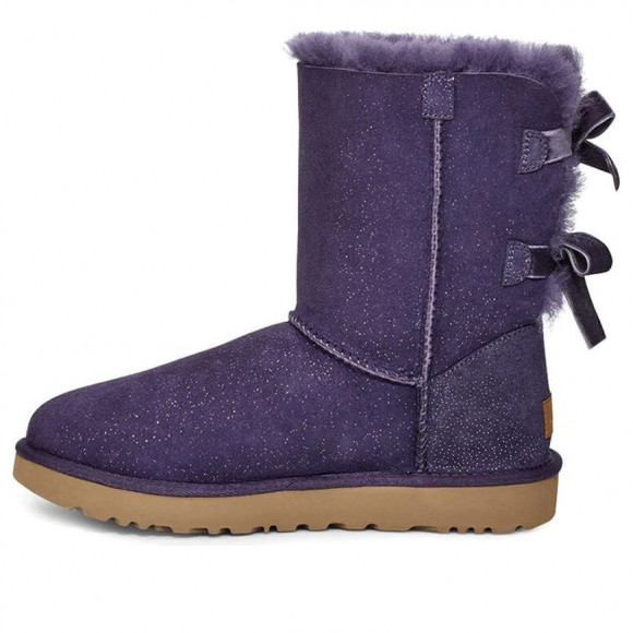 (WMNS) UGG Bailey Bow II Purple Pink Snow Boots - 1110415-NSAD